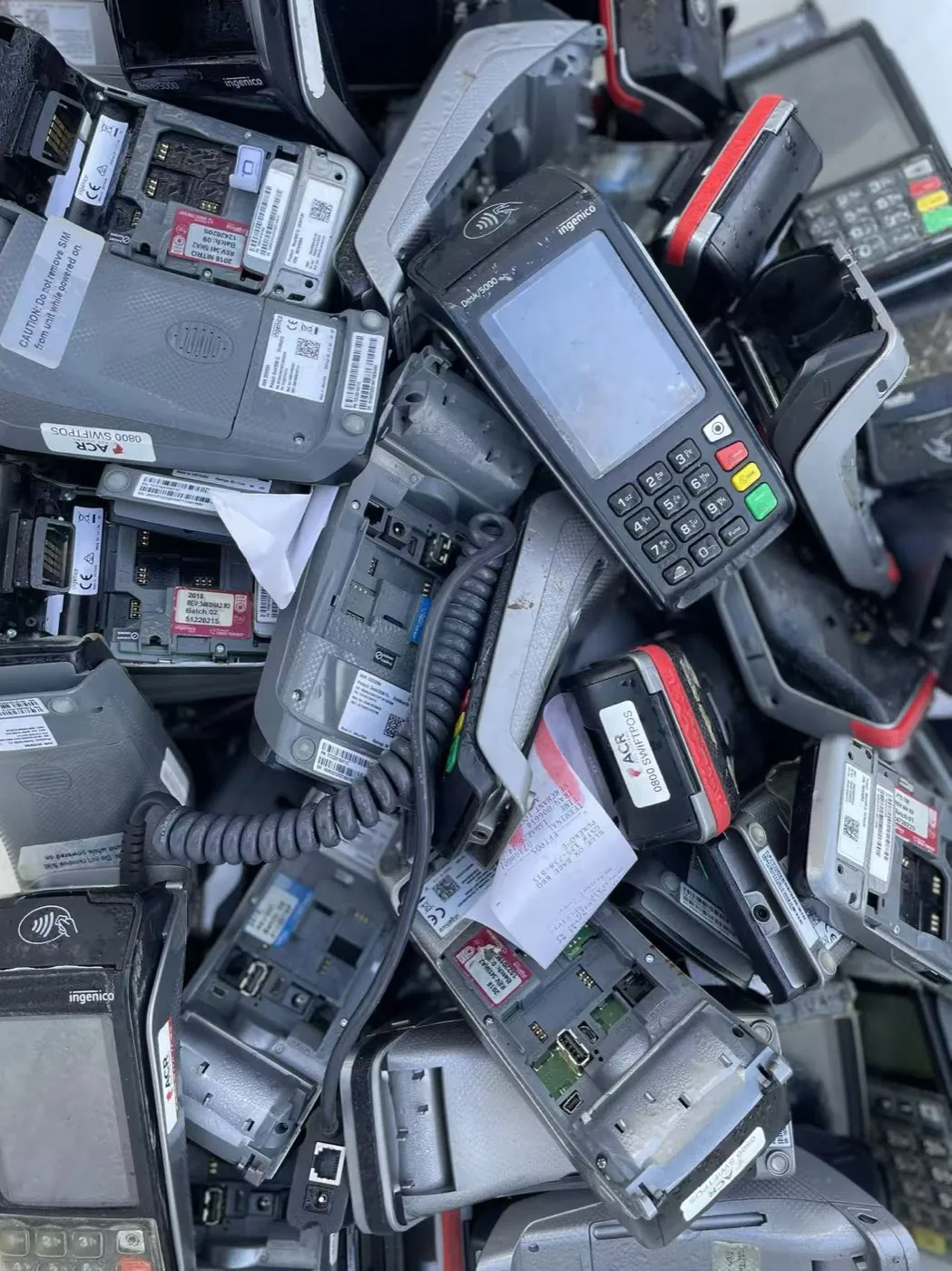 Used card payment and POS terminals
