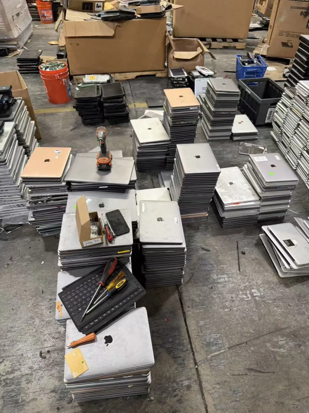 Dismantled devices